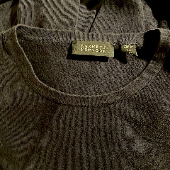 Barney’s New York - vintage crew neck sweater Navy Blue - Picture 1 of 7